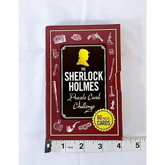 Sherlock Holmes Puzzle Card Challenge - 60 Puzzle Cards in Large Format - - Picture 6 of 6